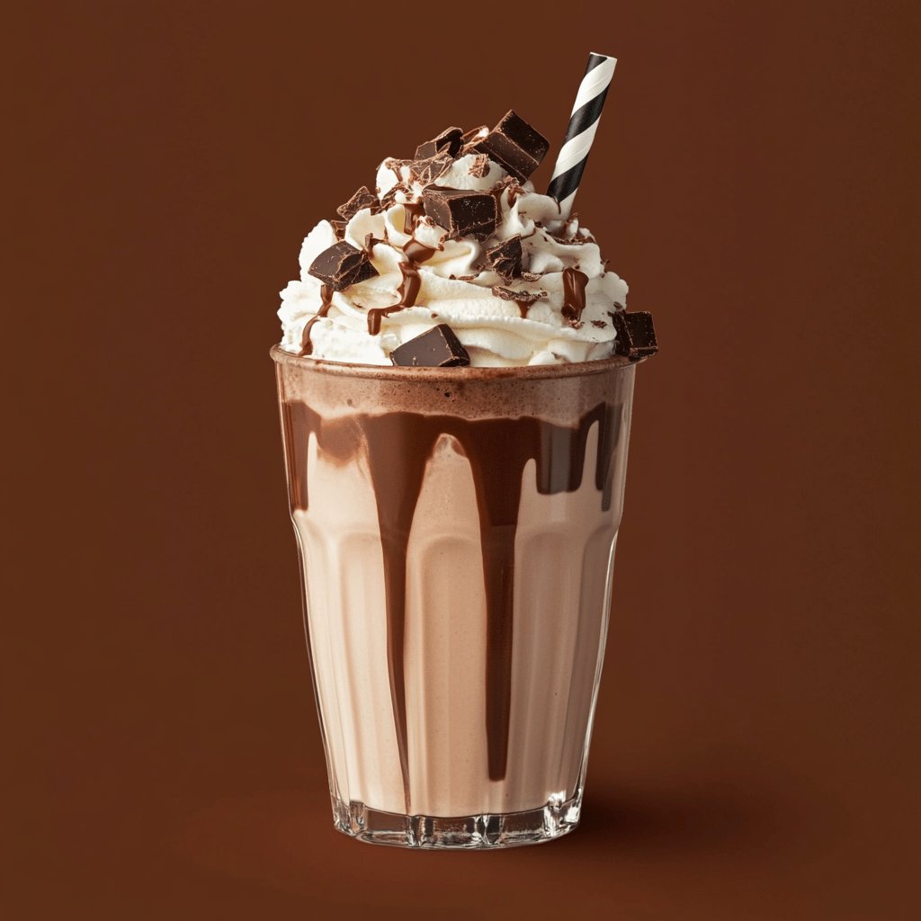 Milk-shake au chocolat classique