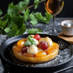 Tarte Tatin aux Pêches de Vigne