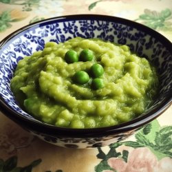 Purée de petits pois maison