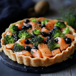 Tarte Saumon Brocolis