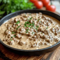 Creamed Hamburger Gravy