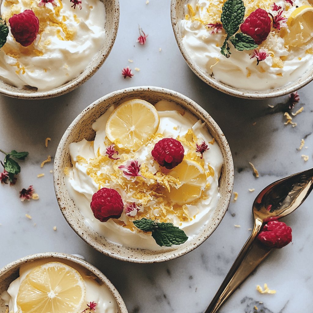 Creamy Lemon Syllabub