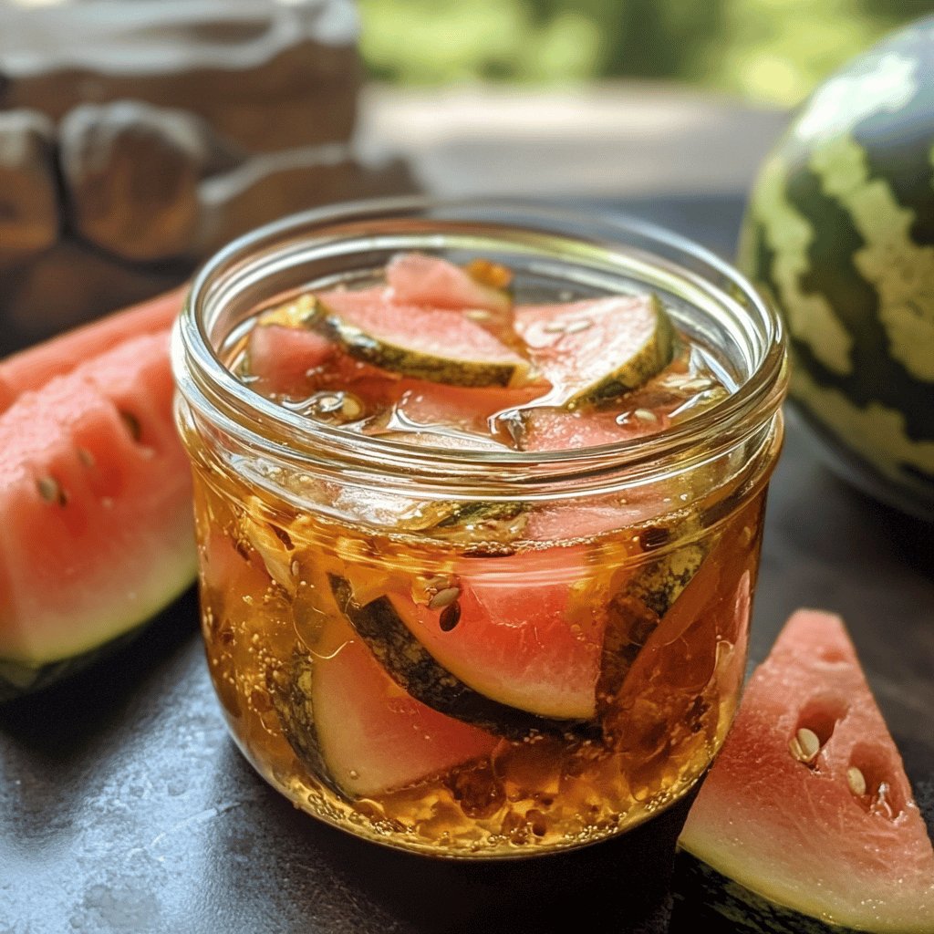 Pickled Watermelon Rinds