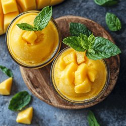 Refreshing Mango Sorbet