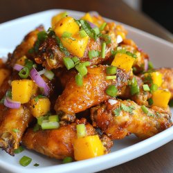 Spicy Mango Habanero Wings