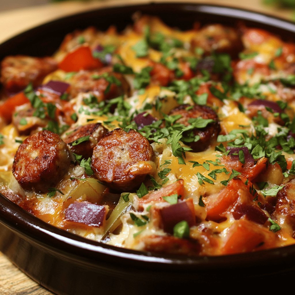 Simple Sausage Casserole