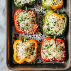 Simple Unstuffed Bell Peppers