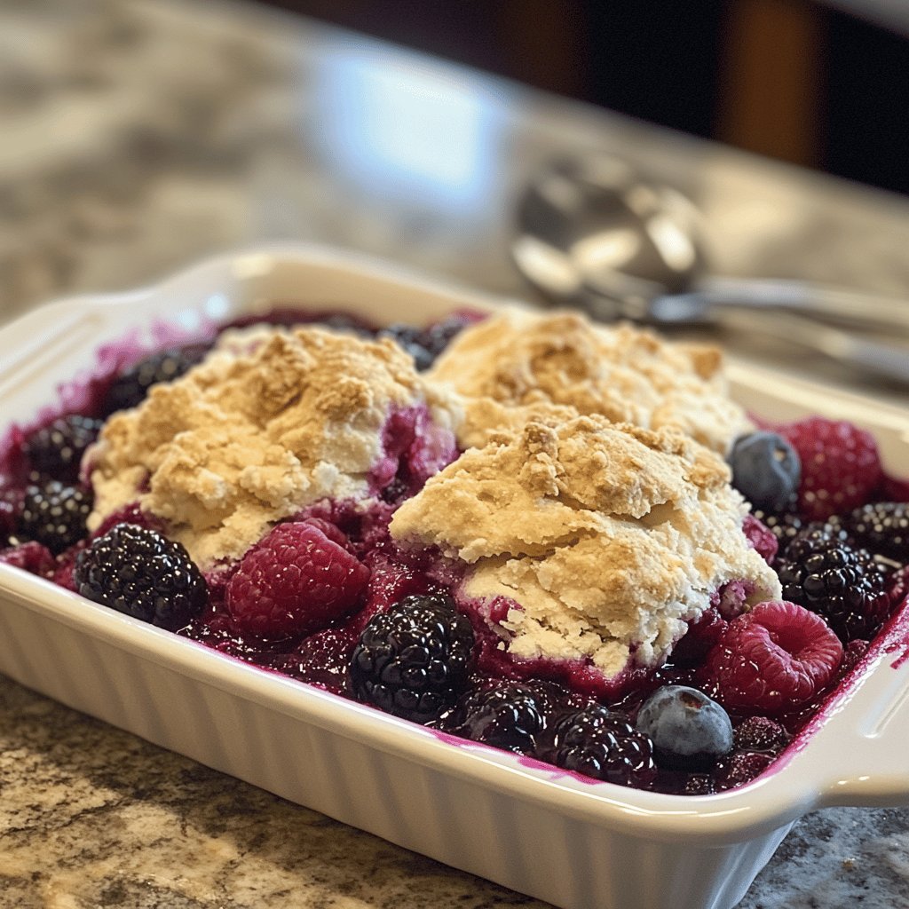 Mixed Berry Cobbler