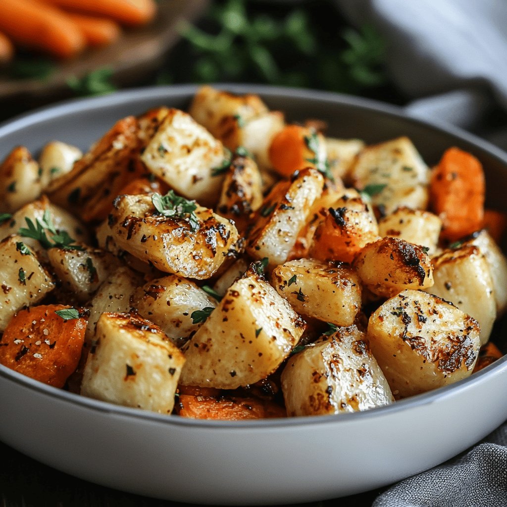 Roasted Parsnips and Carrots