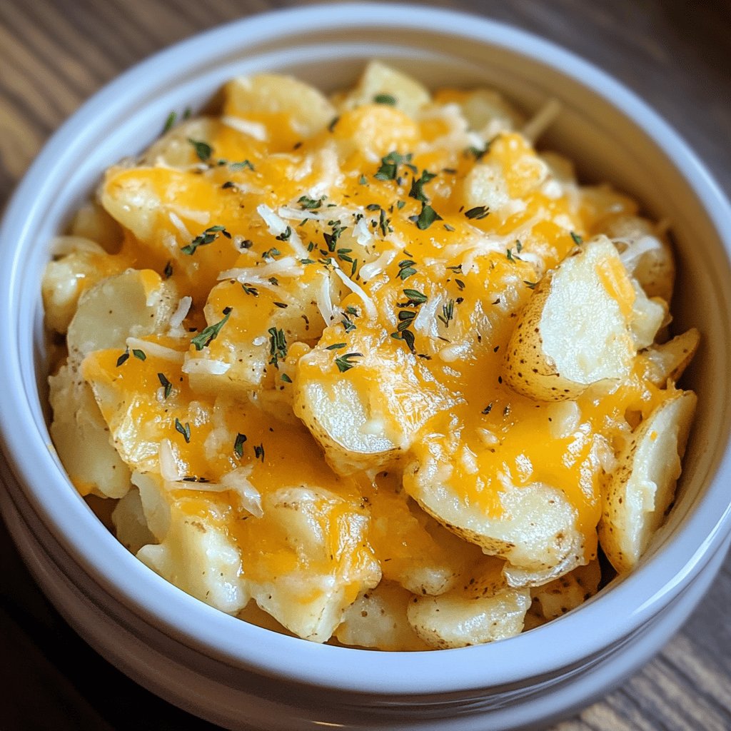 Slow Cooker Cheesy Potatoes