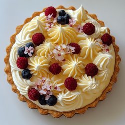Délicieuse tarte à la crème