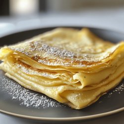 Pâte à crêpes légère et facile