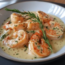 Sauce crémeuse aux crevettes