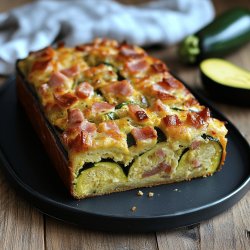 Cake Courgette Lardons Chèvre