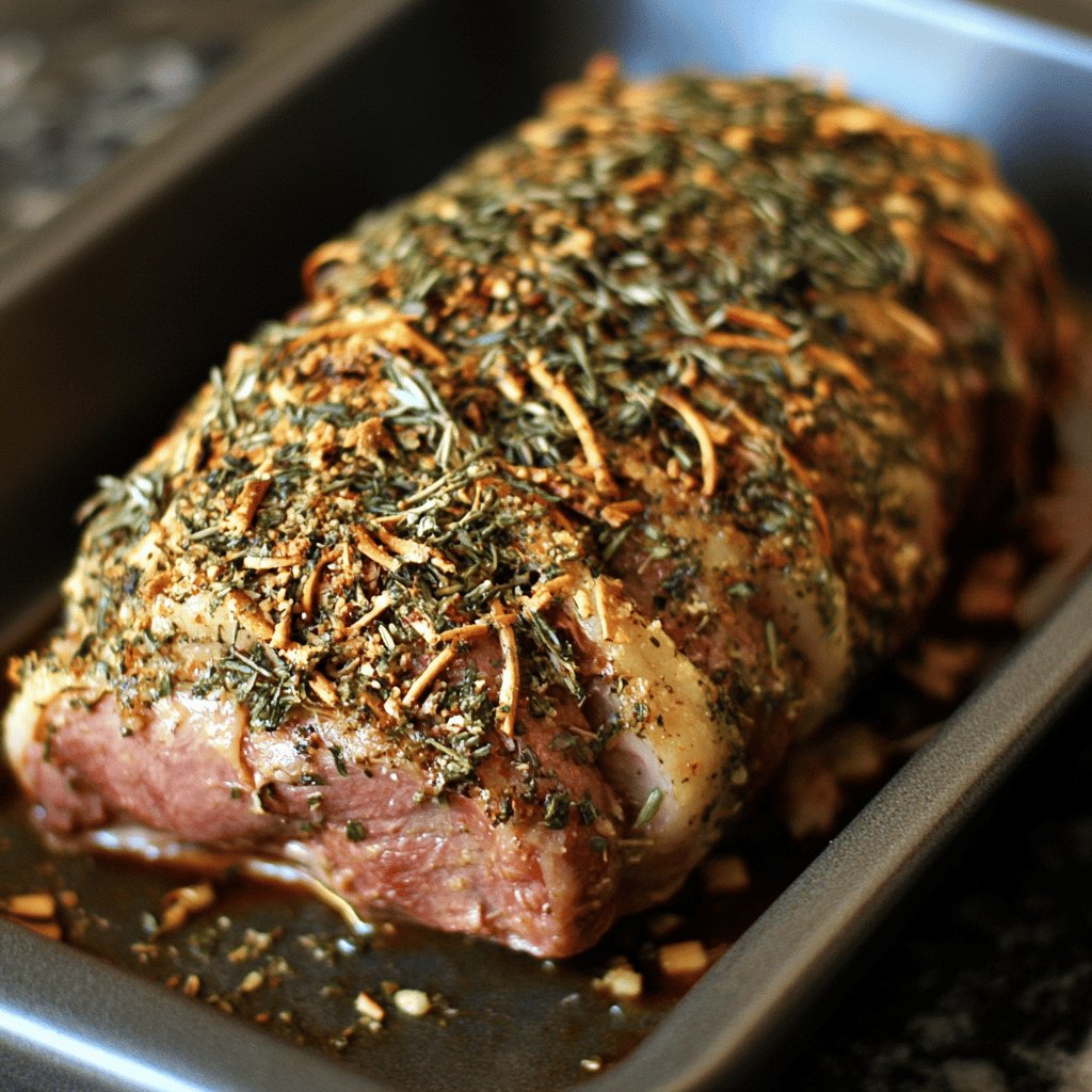 Herb-Crusted Pork Roast