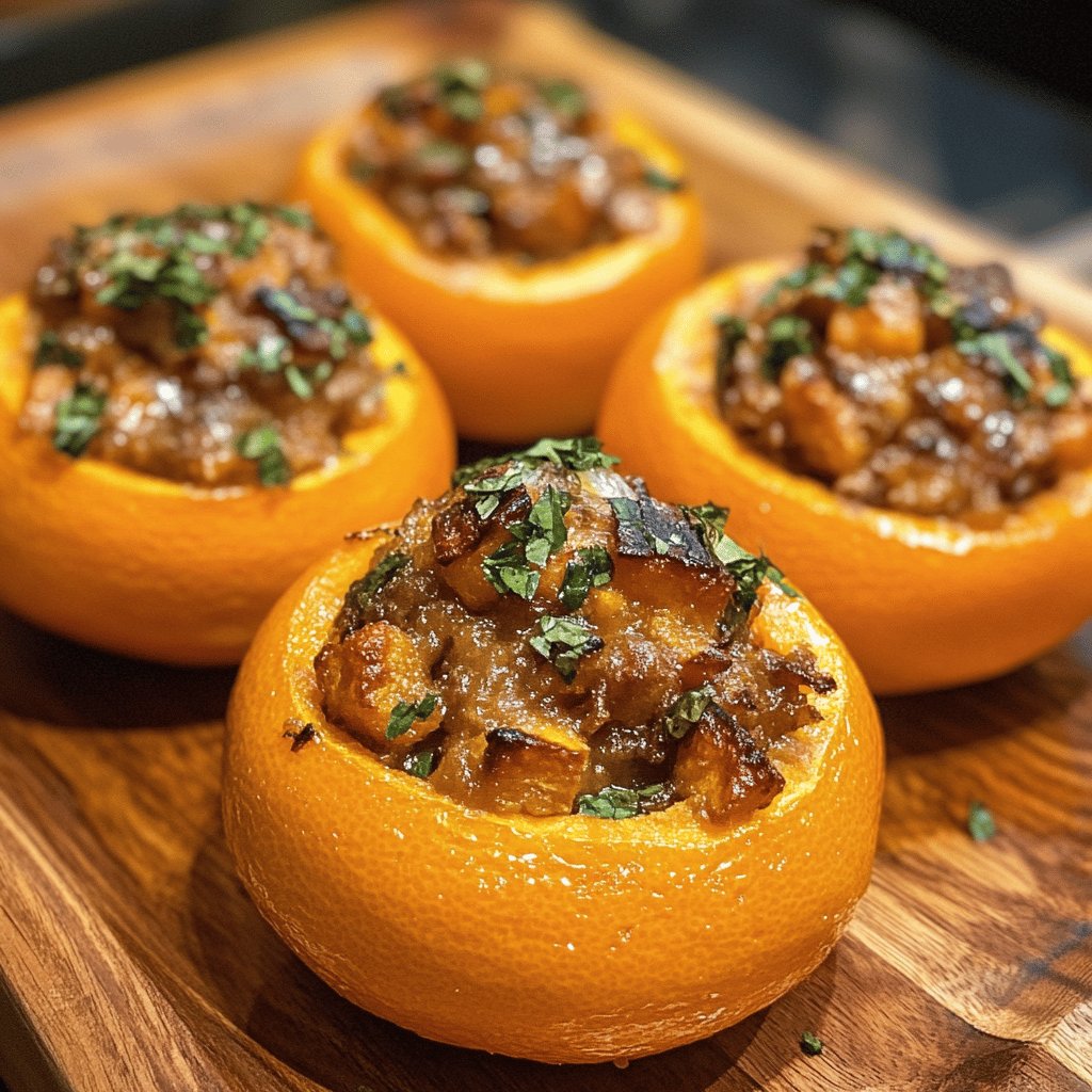 Stuffed Sweet Potato Oranges