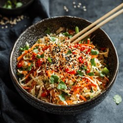 Crunchy Asian Cabbage Salad