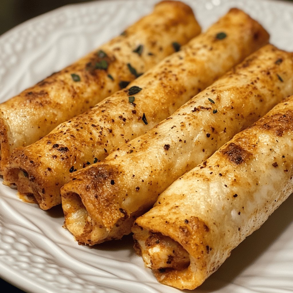 Air Fryer Chicken Taquitos