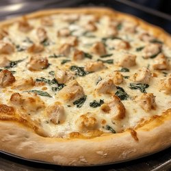 Chicken Alfredo Pizza