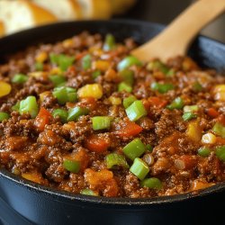 Hearty Sloppy Joe Casserole