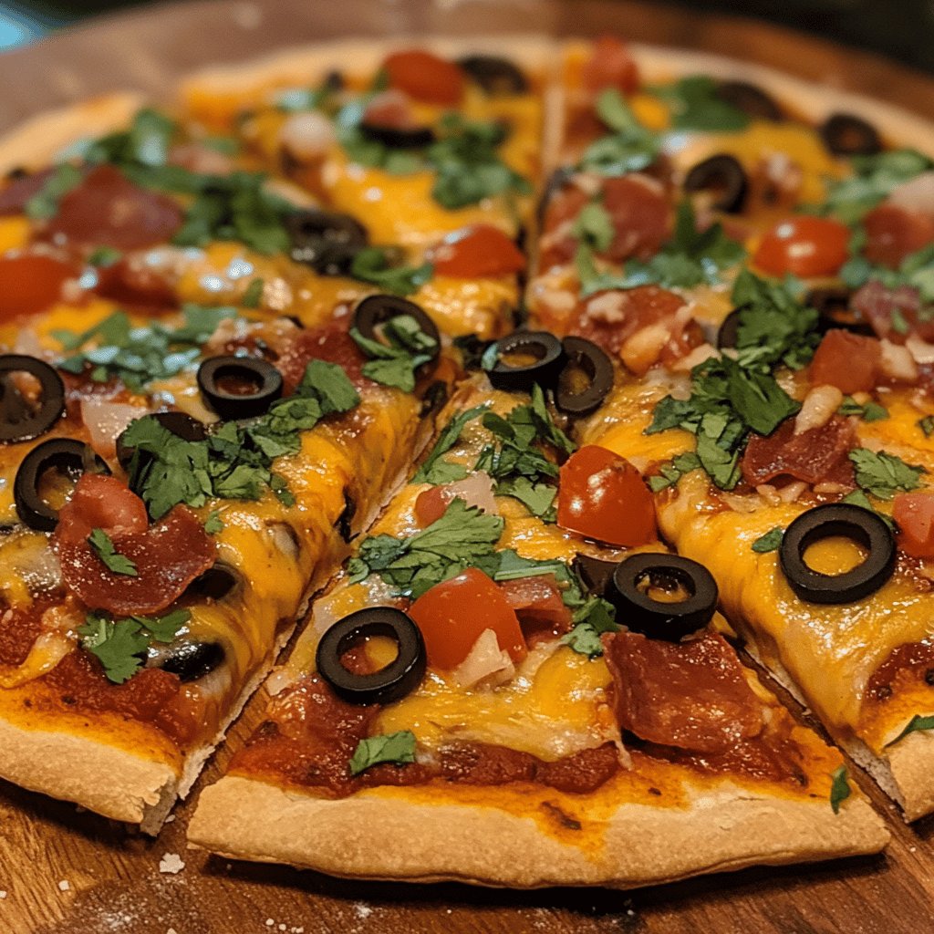 Homemade Mexican Pizza