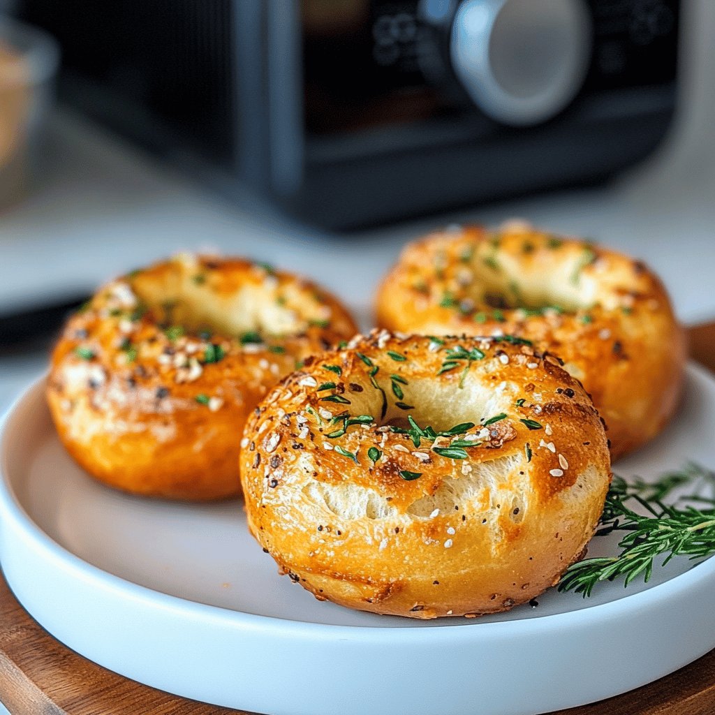 Quick Air Fryer Bagels