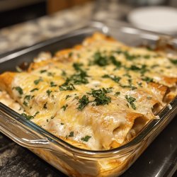 Sour Cream Chicken Enchiladas