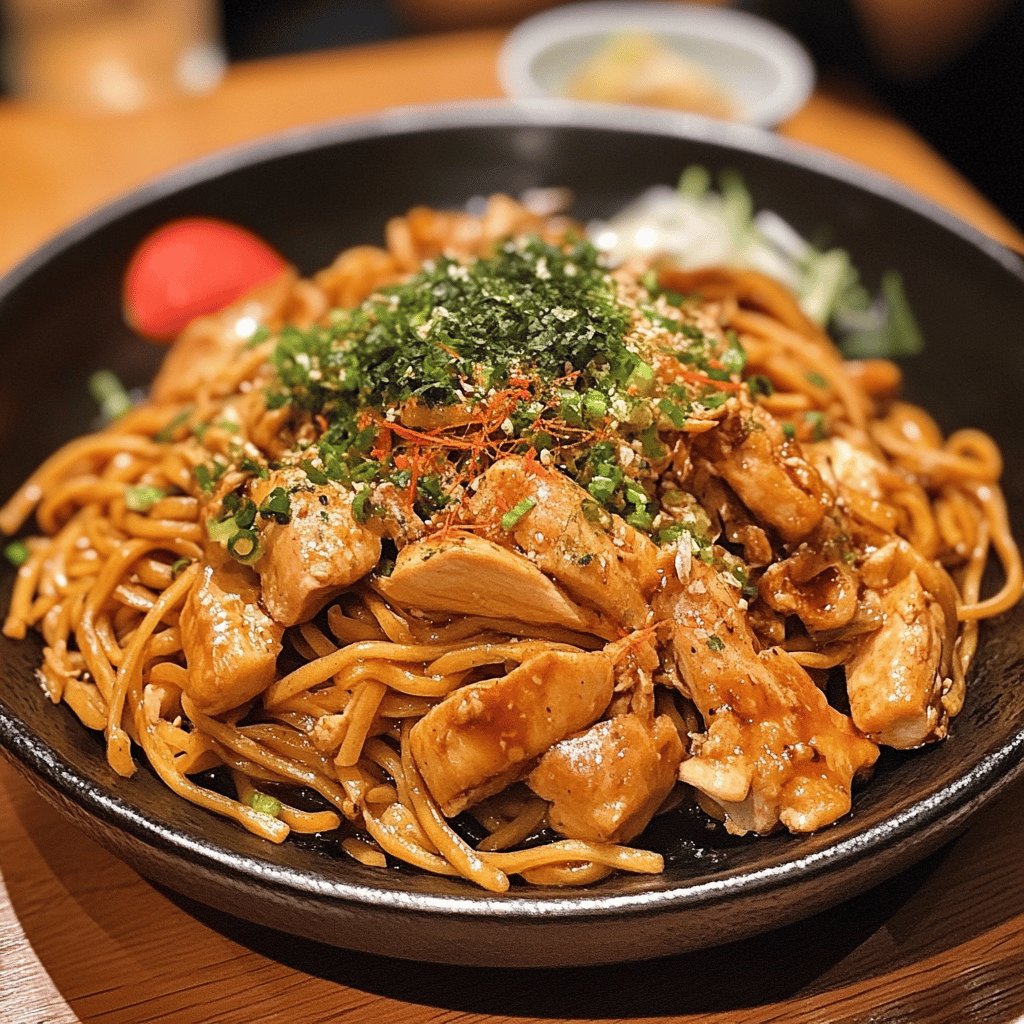 Delicious Chicken Yakisoba