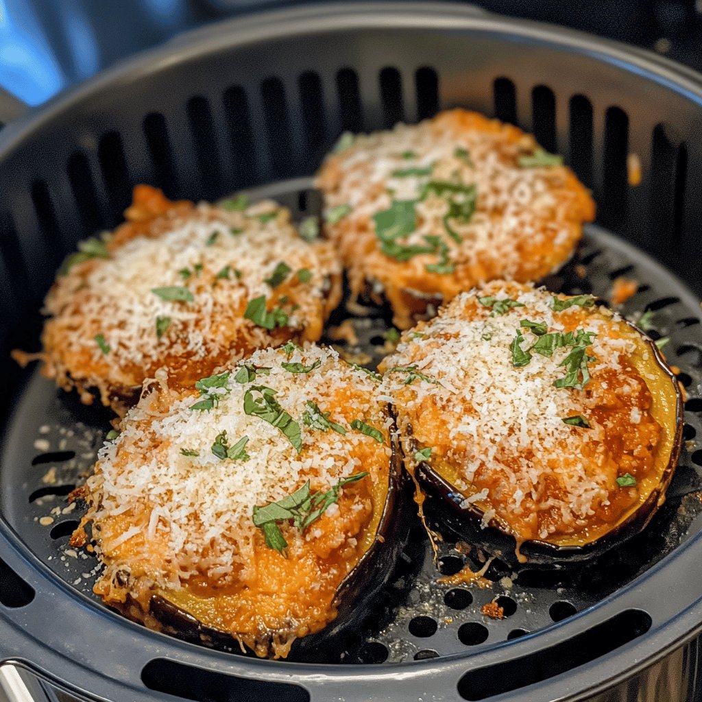 Air Fryer Eggplant Parmesan