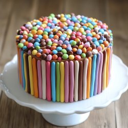 Gâteau Smarties d'anniversaire
