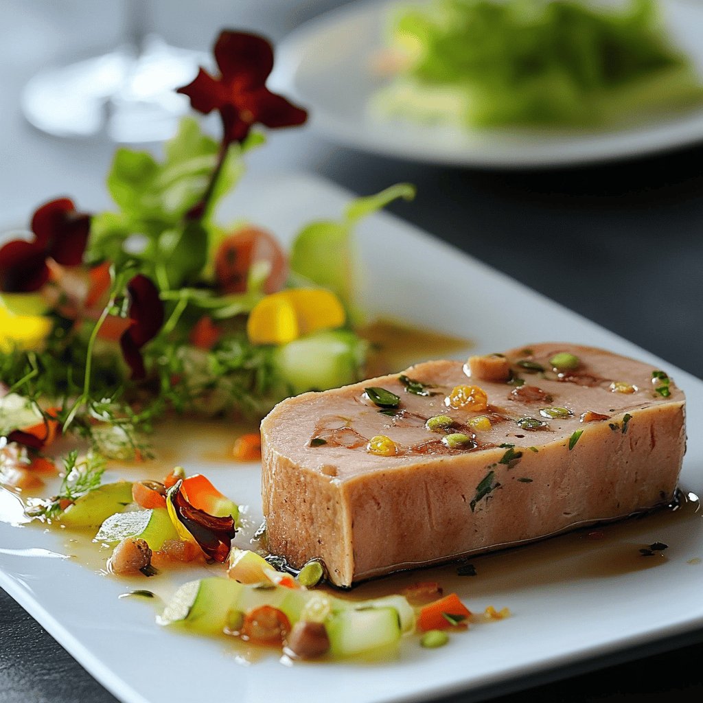 Foie de lotte mariné