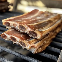 Palette de porc fumée au four