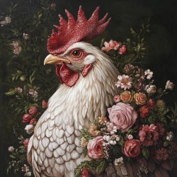 Coquelet à la florentine