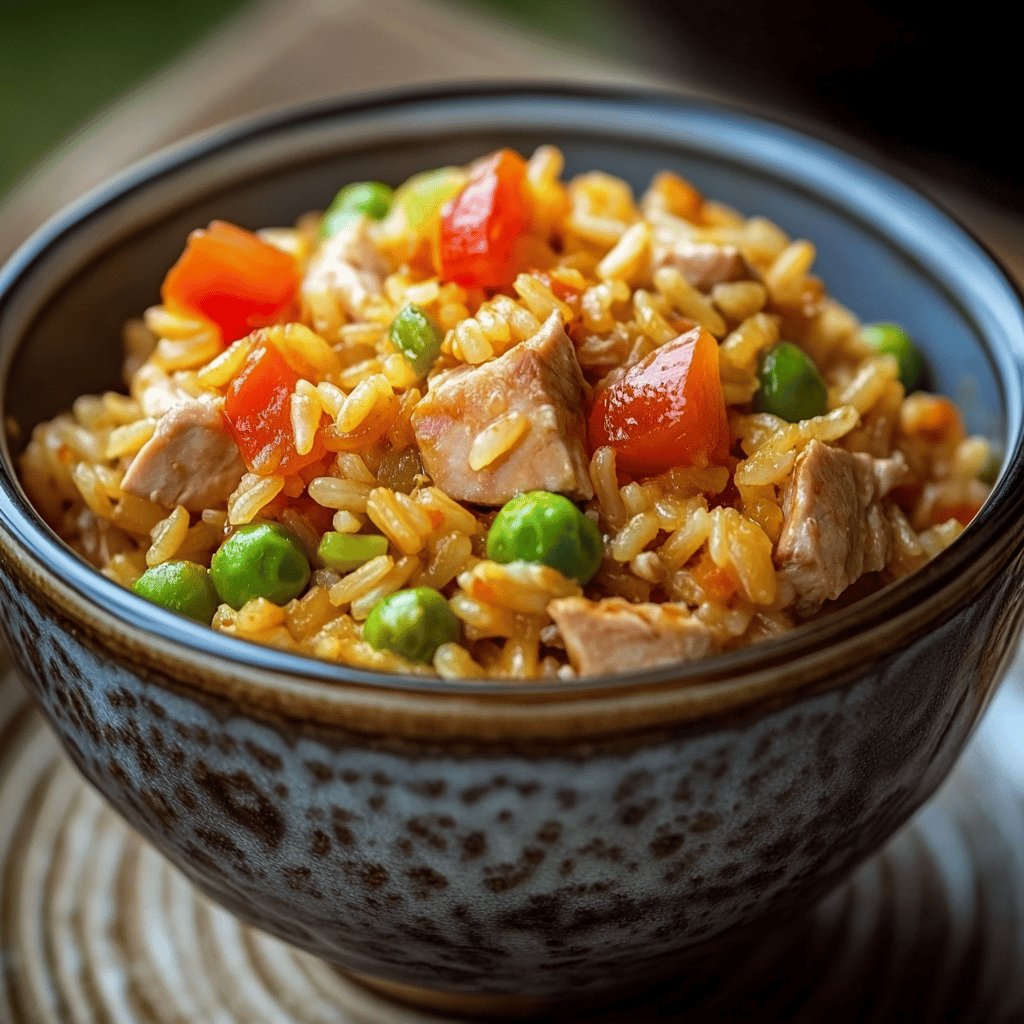 Riz au thon simple et rapide