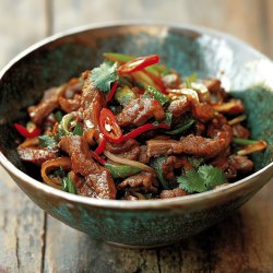 Wok au bœuf thaï