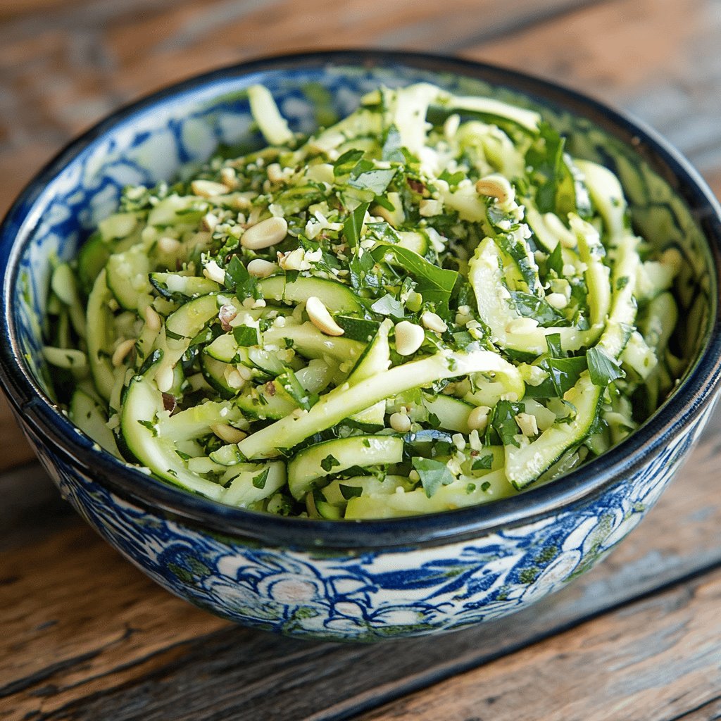 Salade de courgettes râpées