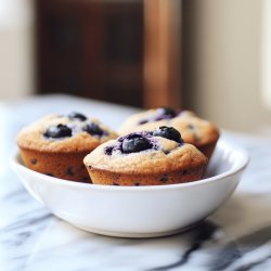 Sourdough Blueberry Muffins