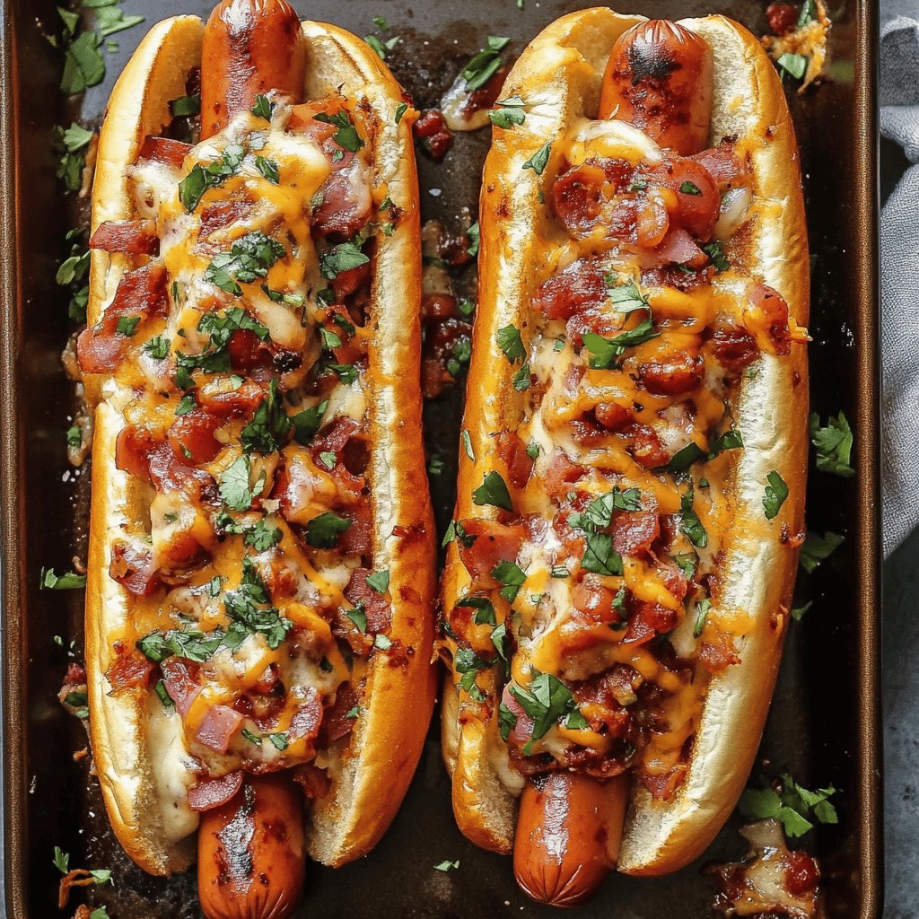 Baked Hot Dog Sandwiches