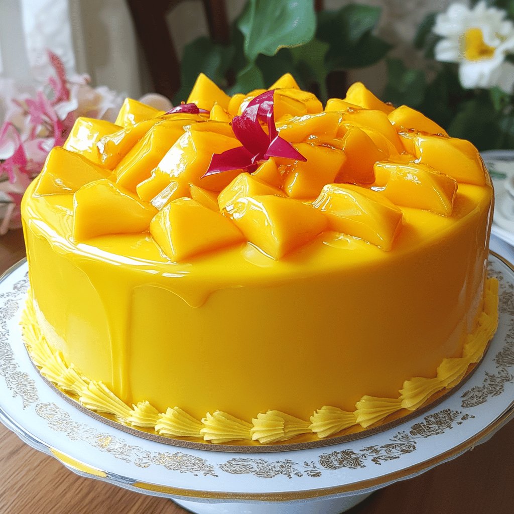 Exotic Mango Cake