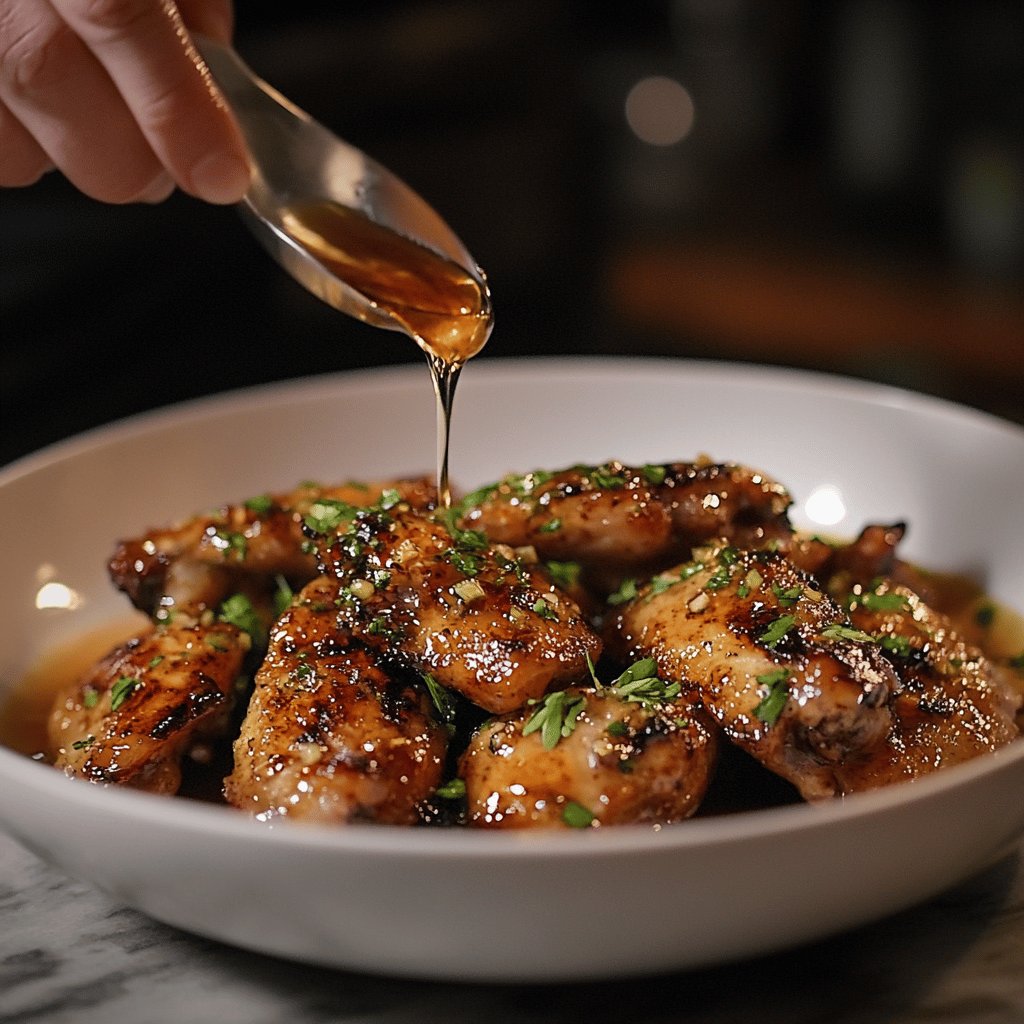 Honey Garlic Chicken Wings