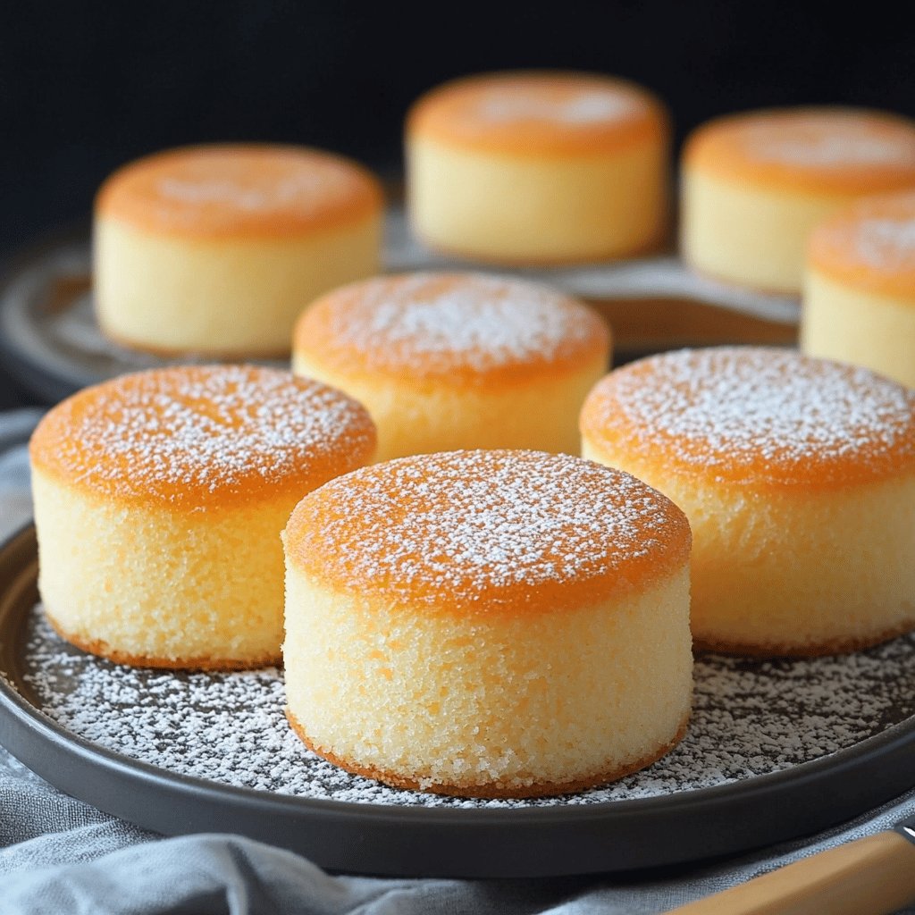 Fluffy Mamon Sponge Cakes