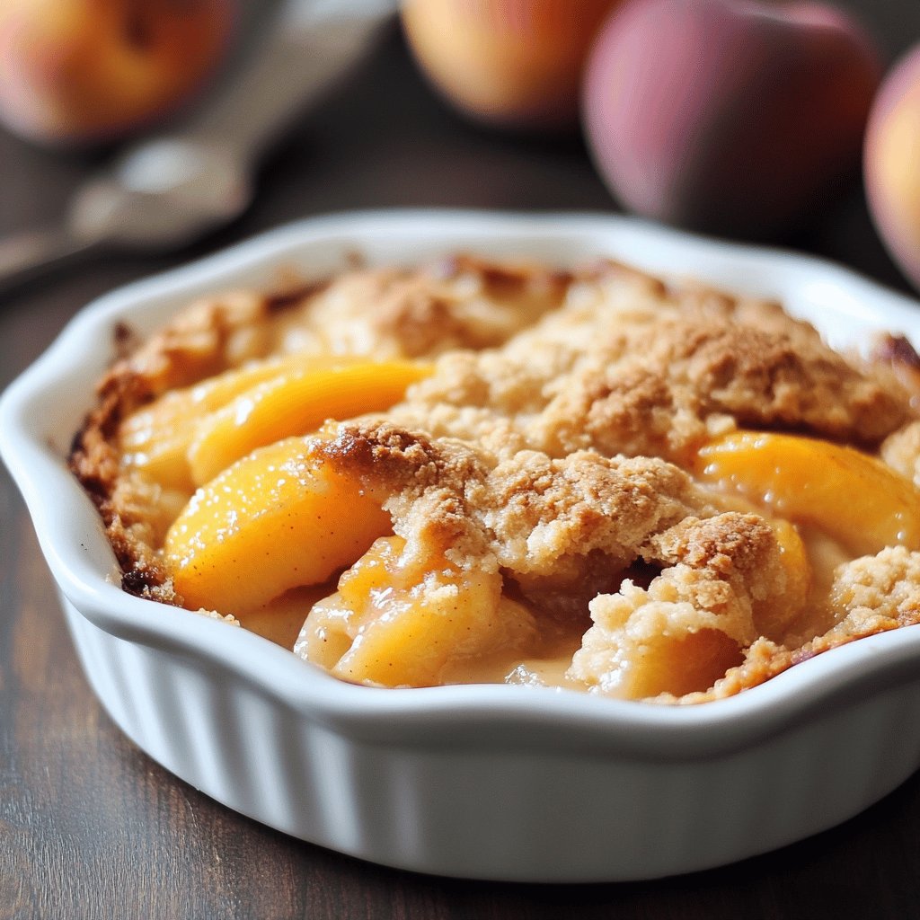 Delicious Peach Cobbler