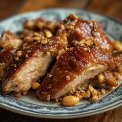 Poulet fumé à l'arachide