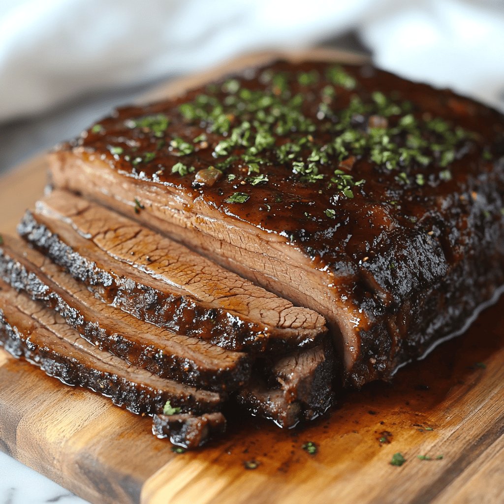 Oven Barbecued Beef Brisket