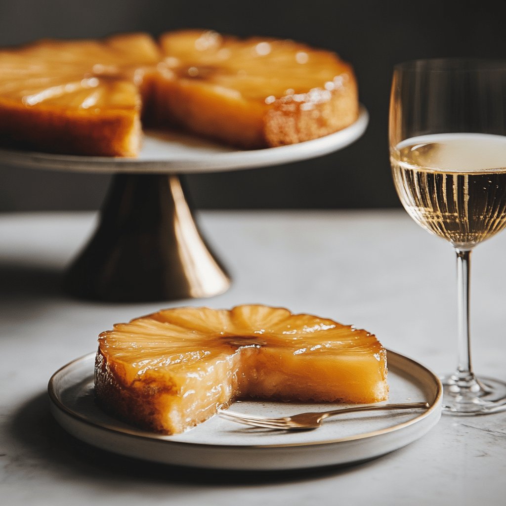 Gâteau renversé à l'ananas