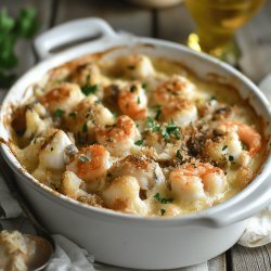 Gratin de Poisson et Fruits de Mer