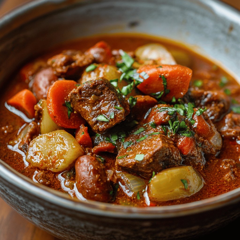 Filipino Beef and Chorizo Stew