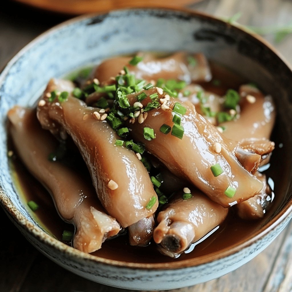 Savory Pickled Pig's Feet