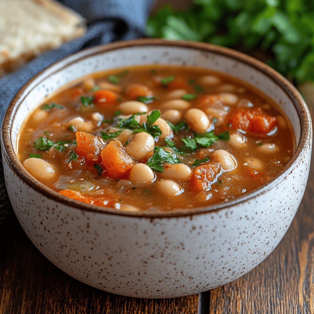 Slow Cooker White Bean Stew