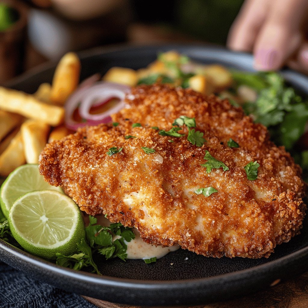 Poulet pané croustillant